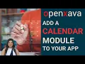 EN Calendar in your OpenXava application