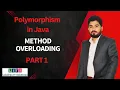 Polymorphism in Java Method Overloading in Java Lec 16