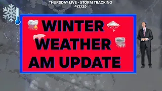 LIVE MORNING UPDATE - WINTER HAS RETURNED