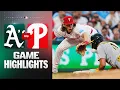 Athletics vs Phillies Game Highlights 26 MLB Highlights