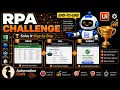 RPA Challenge with UiPath Solve It Step by Step Sequence