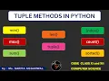 Tuple functions in python Tuple Methods Tuples in Python Class 12 COMPUTER SCIENCE