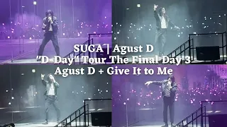230806 Agust D + Give It to Me — SUGA | Agust D TOUR ‘D-DAY’ THE FINAL Seoul Day 3 Fancam [4K]