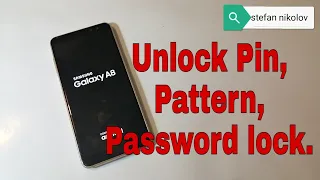 Hard reset Samsung A8 SM-A530F Unlock password lock