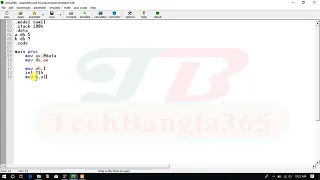 Assembly Language Programming 5 Variable declaration in assembly