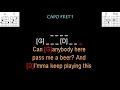 Island Song BY Zac Brown Band guitar play along