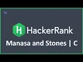 Manasa and Stones Hacker Rank Solution in C programming