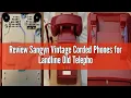 Review Sangyn Vintage Corded Phones for Landline Old Telephone with Mechanical Ringer Receiver Volum