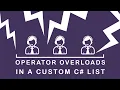 An Appendable List with Operator Overloading
