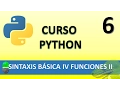 Python Course Basic Syntax IV Functions II 6