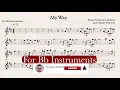 Download Lagu My Way - Play along For Bb instruments