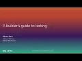I m in DevOps - A Modern Application Builder s Guide to Testing Level 300
