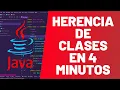 HERENCIA de CLASES en 4 MINUTOS - MASTER EN JAVA