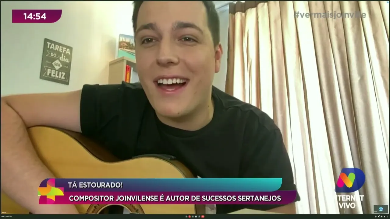 Tá estourado! Compositor Joinvilense é autor de sucessos sertanejos