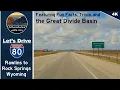 Let s Drive West On I-80 in Wyoming from Rawlins to Rock Springs 4K Dash Cam