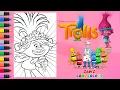 Coloring Trolls Poppy Trolls World Tour Coloring Pages Markers