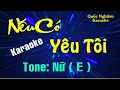 Download Lagu Karaoke - NẾU CÓ YÊU TÔI - Tone: Nữ ( E ) st: Trần Duy Đức