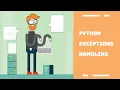 Python Tutorial for Beginners Python Exceptions Handling Crash Course