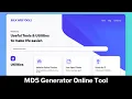 MD5 - Online generator md5 hash Online Web Tools bulkwebtools io