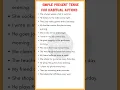 15 Habitual Sentences in Simple Present Tense Daily Routine English Examples