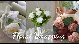 Multiple Bouquet Wrapping Tutorial Flower Bouquet Wrapping Techniques Ideas