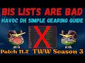 Havoc Demon Hunter Gearing Embellishment and Consumables Guide TWW Season 3