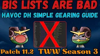 Havoc Demon Hunter Gearing Embellishment and Consumables Guide TWW Season 3