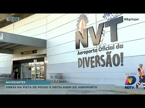 Obras no aeroporto de Navegantes, erosão na faixa de areia da praia Central de Balneário Camboriú
