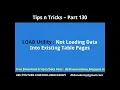 Tips n Tricks Part 130 - LOAD Utility Not Loading Data into Existing Empty Table Pages
