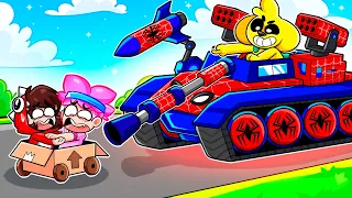 TANQUE NOOB vs TANQUE de SPIDERMAN 😱🤣 DESAFÍO de MIKECRACK, INVICTOR y RAPTOR