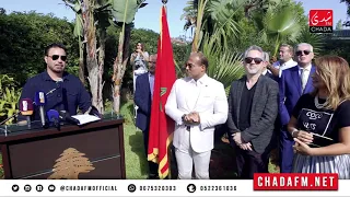 عاصي الحلاني و مروان خوري الشعب المغربي محظوظ بالملك محمد السادس 