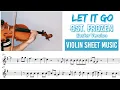 Free Sheet Let It Go - Ost Frozen Violin Sheet Music
