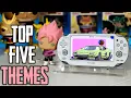 My Top 5 PS Vita Custom Themes - September 2021