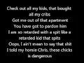 Chris Brown FT Kanye west - Down  (Lyrics on screen) karaoke Exclusive
