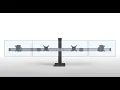 Triple Monitor Mount - Monitor Mount for 3 Monitors (up to 30 lb monitors) - Video 5 of 1