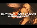 Download Lagu wutiwant x love potions (tiktok remix) - saraunh0ly x bj lips [edit audio]