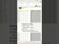 Compare Two Tables In Excel - Excel Tips and Tricks