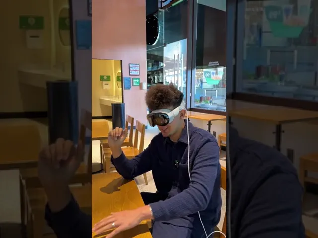Cita en la realidad virtual con Apple Vision Pro