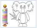 Koala Bear Coloring Pages For Kids - Koala Bear Coloring Pages