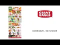Giant Eagle Weekly Ad - 2025