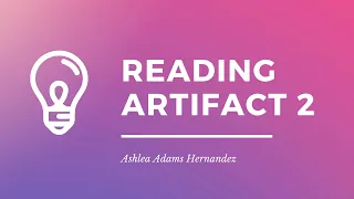 Reading Artifact 2 Wayne Booth