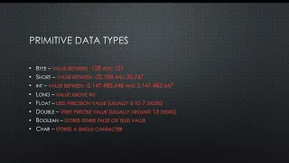 1 - Learning Java
