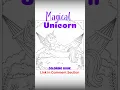 Magical Unicorn Coloring Book 50 Fun And Cute Unicorn Pages For Girls And Boys To Color And Enjoy 1