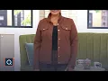 GRAVER Susan Graver Smart Ponte 350 Jacket w Faux Leather Combo QVC