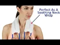 Heat Pad and Cooling Neck Wrap - Microwave Heating Pad for Sore Muscles