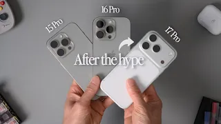 17 pro vs 16 pro vs 15 pro are you missing out