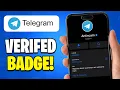 How To Add Verified Badge On Telegram Premium - Step By Step 2026