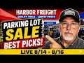 Harbor Freight Parking Lot Sale Aug 14th My Best Picks