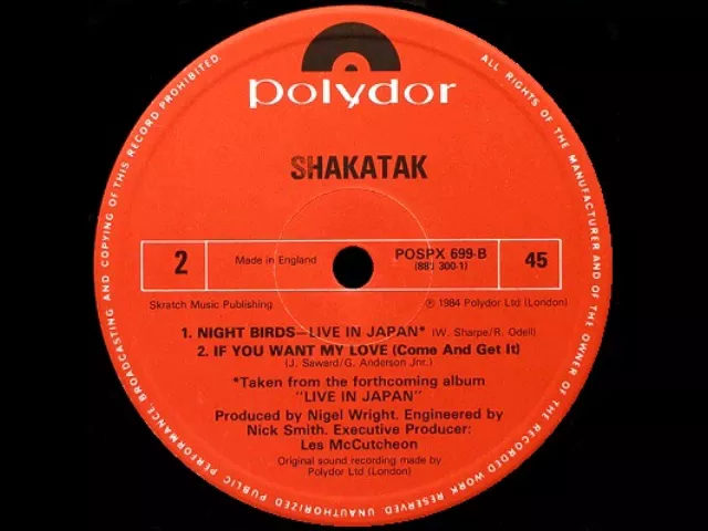 SHAKATAK - if you want my love (come and get it) 84