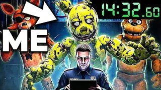 I Tried 100 Speedrunning FNAF Simulator Big Mistake